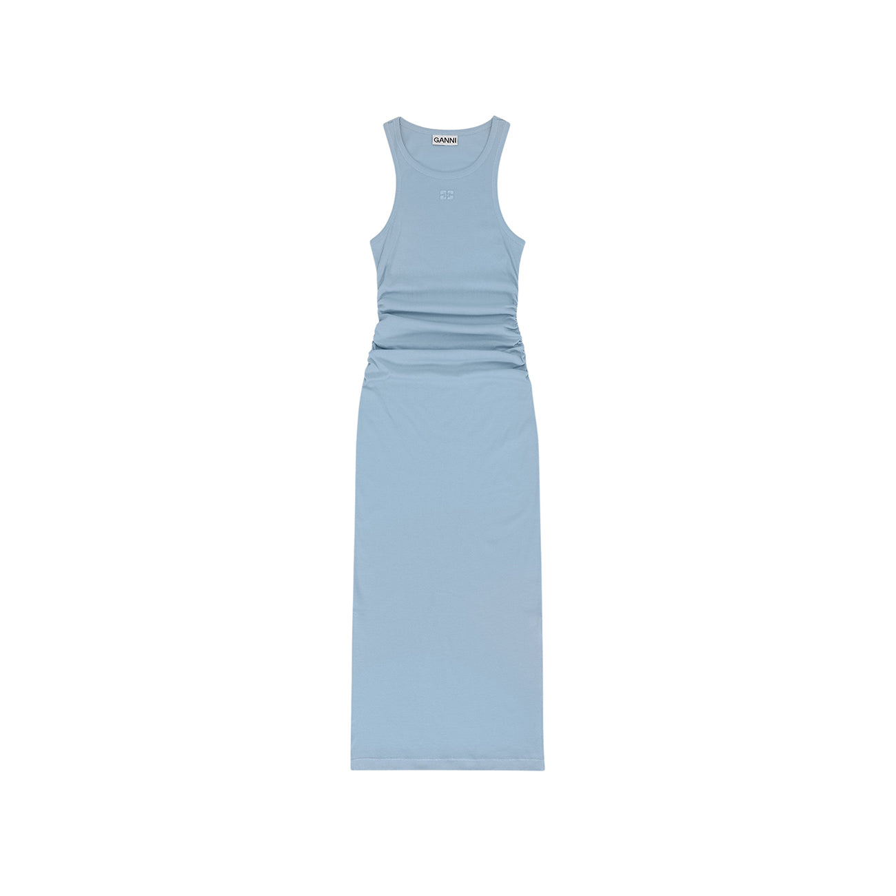 SOFT COTTON RIB TANK TOP LONG DRESS  BRUNI