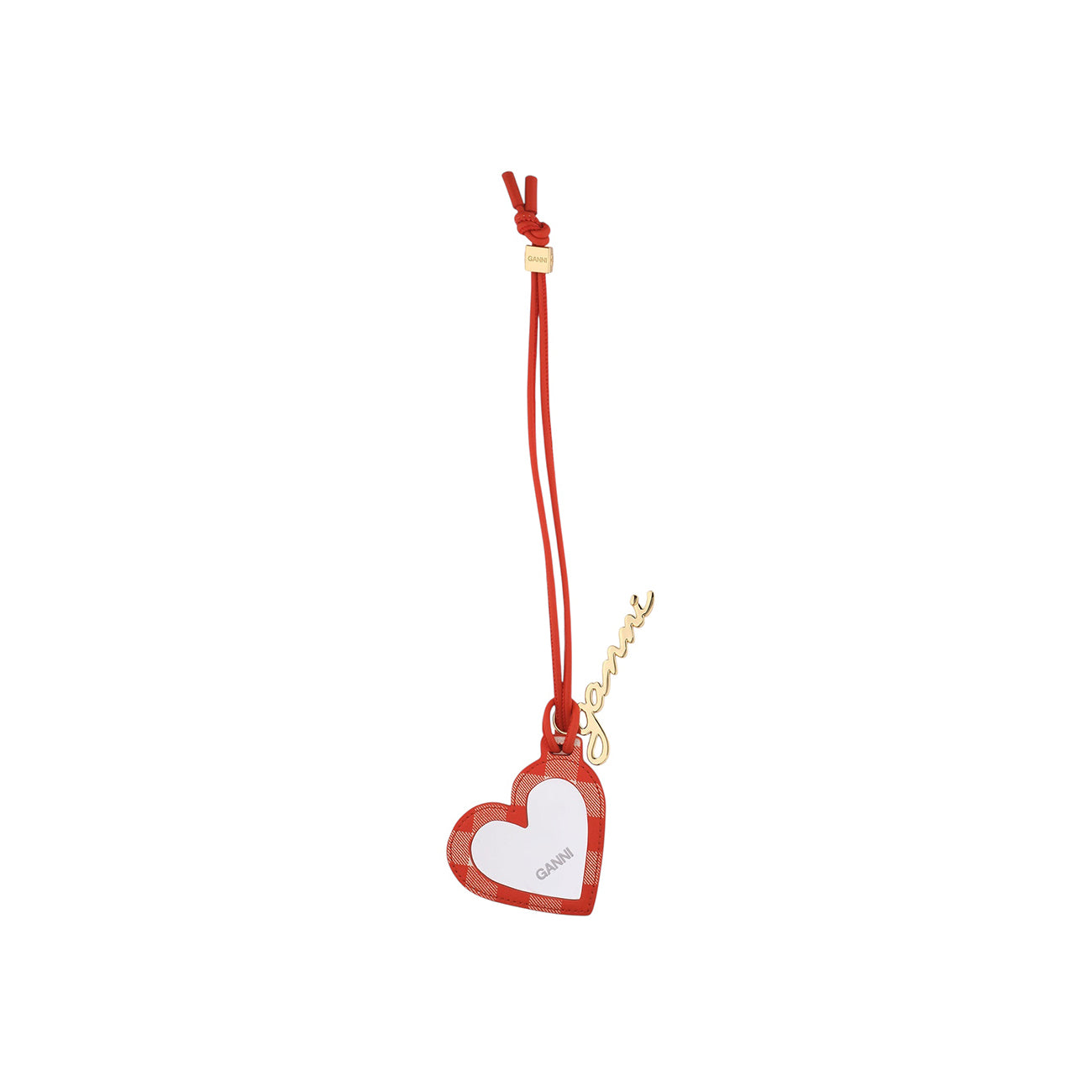 ファッション雑貨・小物その他 GANNI BOU HEART MIRROR KEYRING RED GANNI BOU HEART MIRROR – BRUNI
