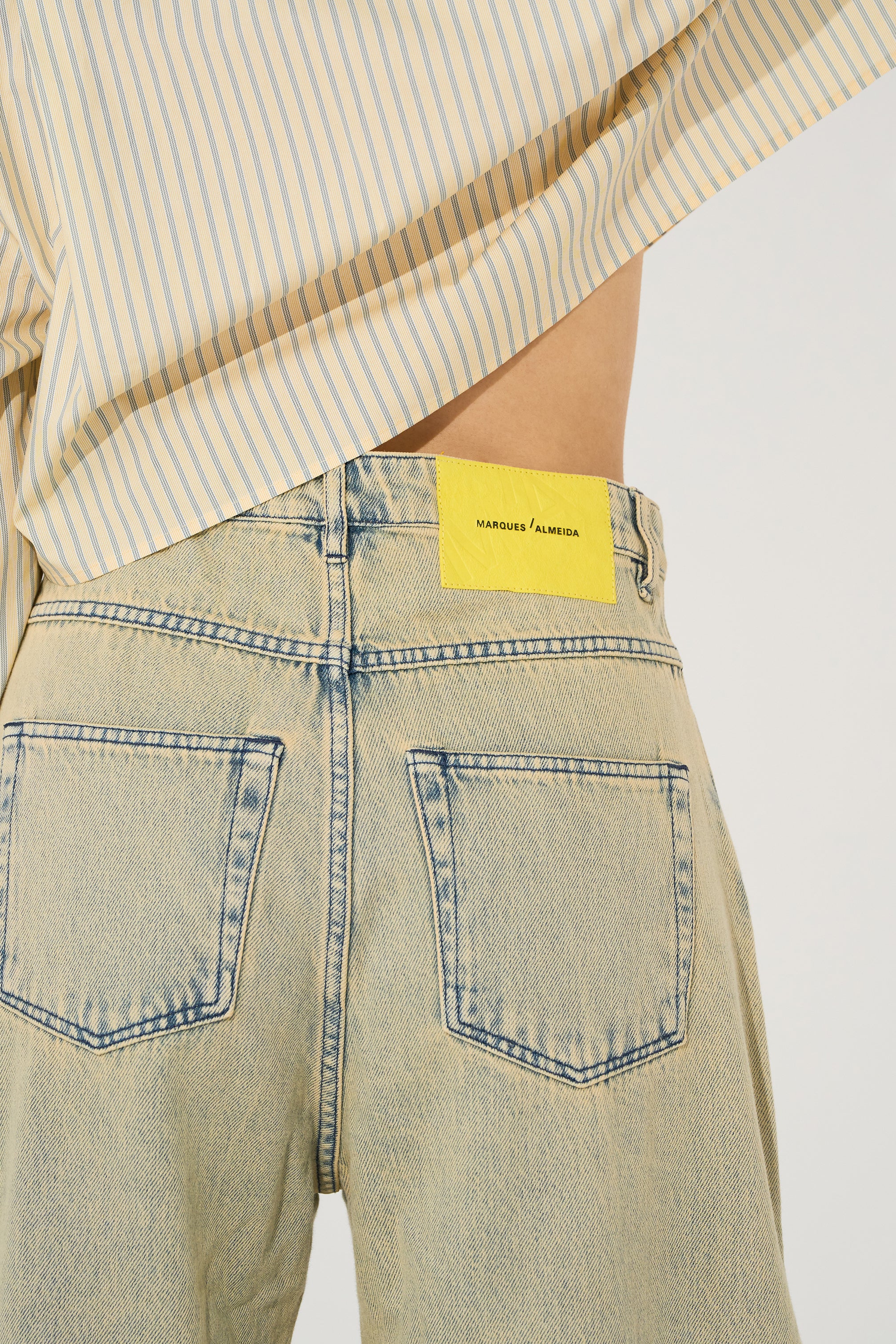 BEEDEN OVER CRUSH SEMI LOOSE DENIM