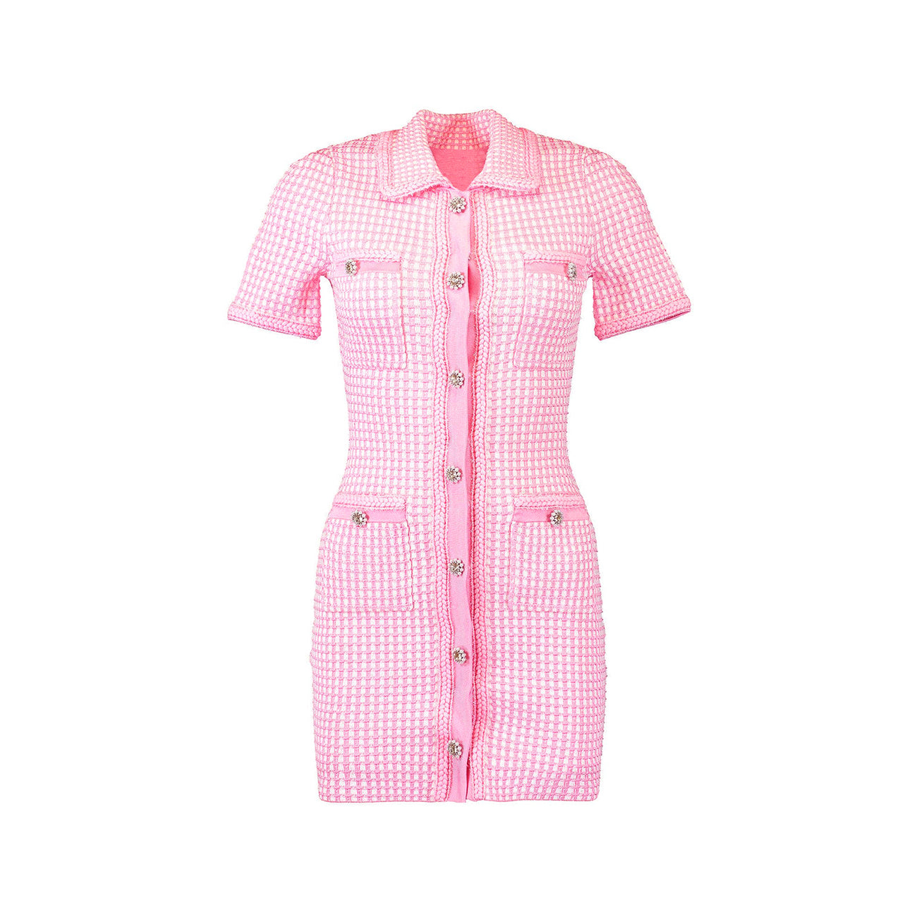 LUREX KNITTED MINI DRESS – BRUNI