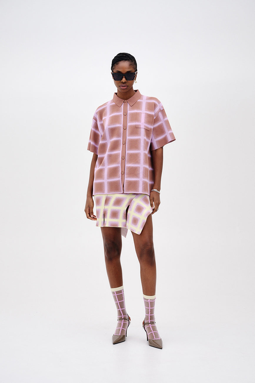 SHEBA MINI PLAID SKIRT