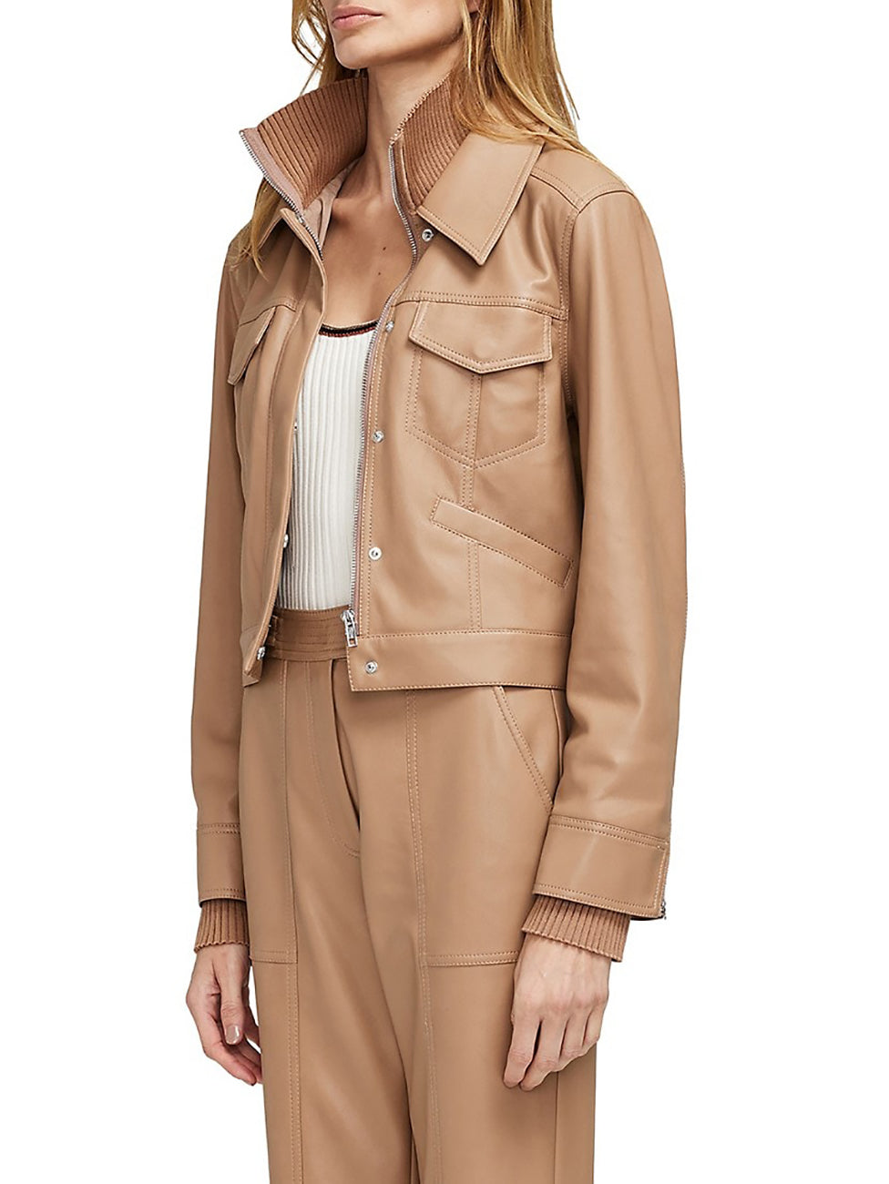 BECKA BOXY ZIP UP JACKET