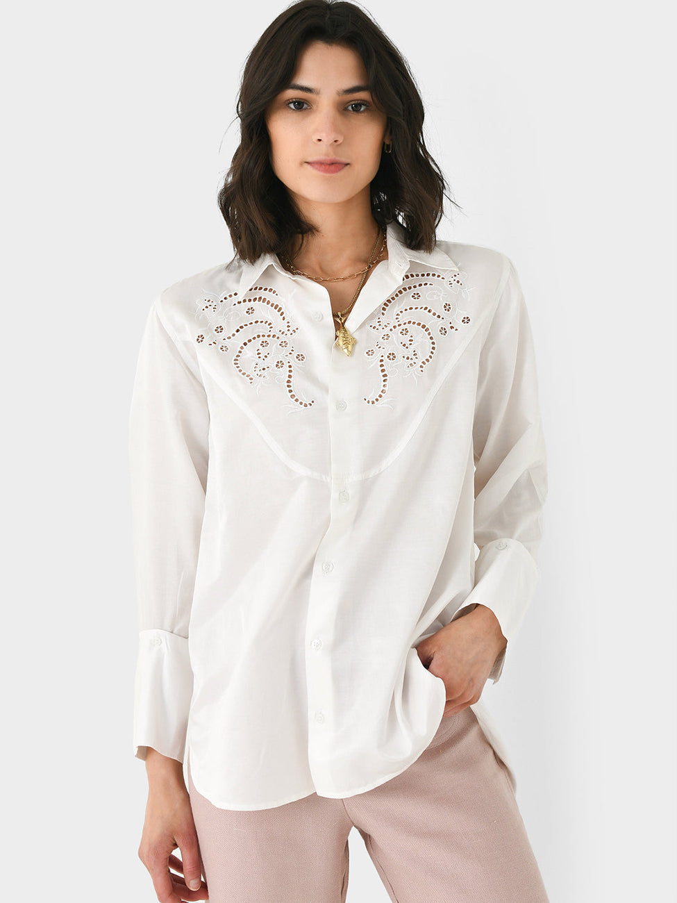 DREE EMBROIDERED SHIRT