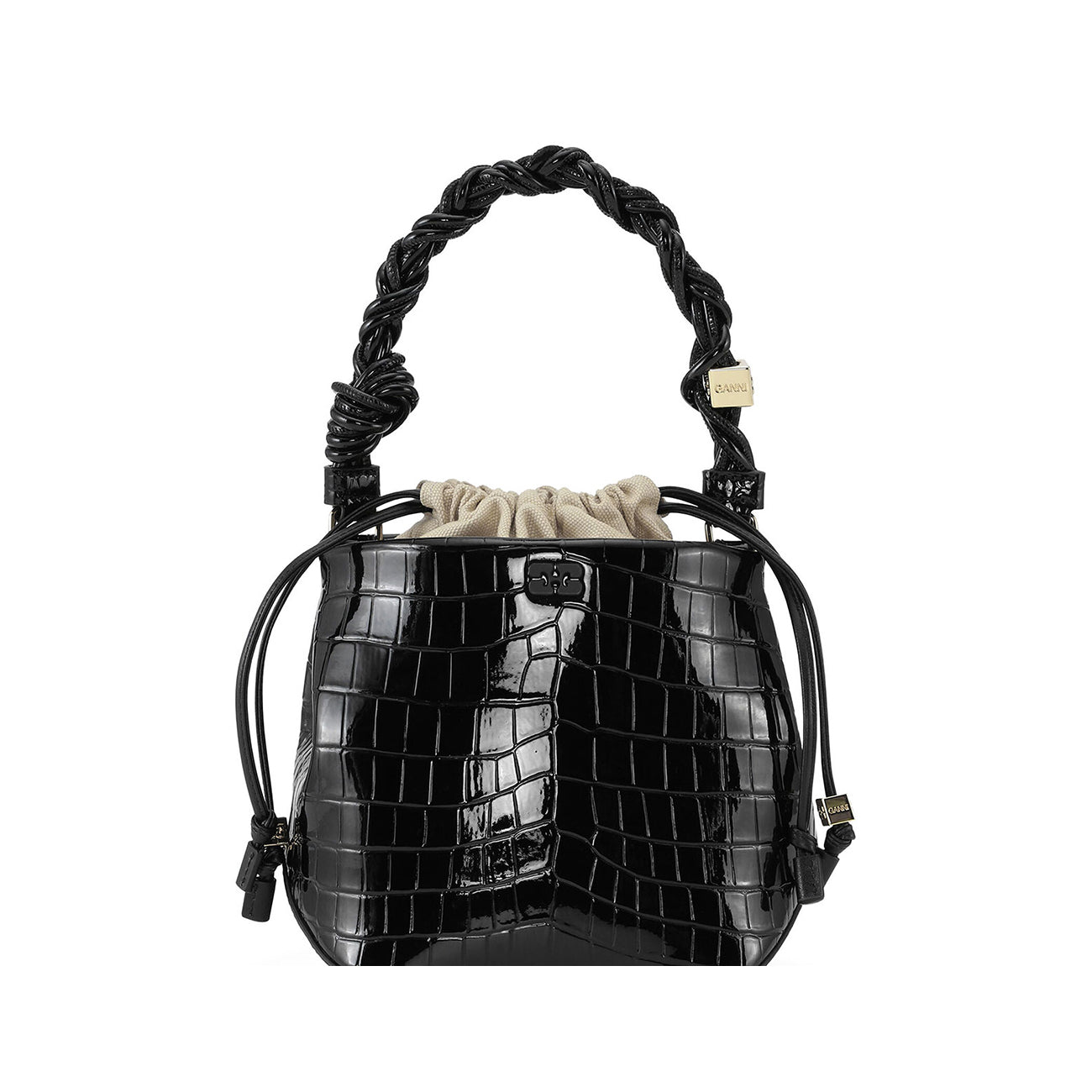 GANNI BOU BUCKET BAG BRUNI