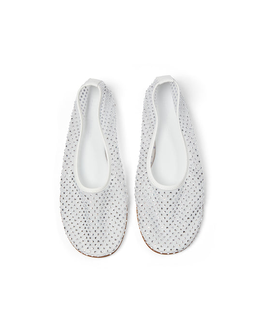 BALLA CRYSTALS MESH BALLERINA