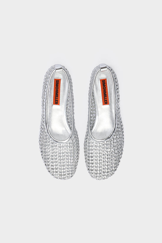 CHROME WOVEN RIAD FLAT