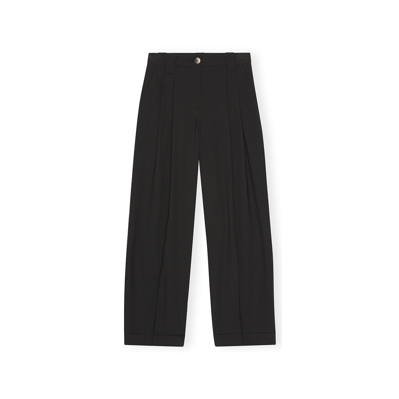 DRAPEY MELANGE PLEAT PANTS