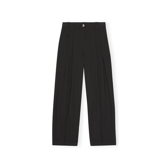 DRAPEY MELANGE PLEAT PANTS