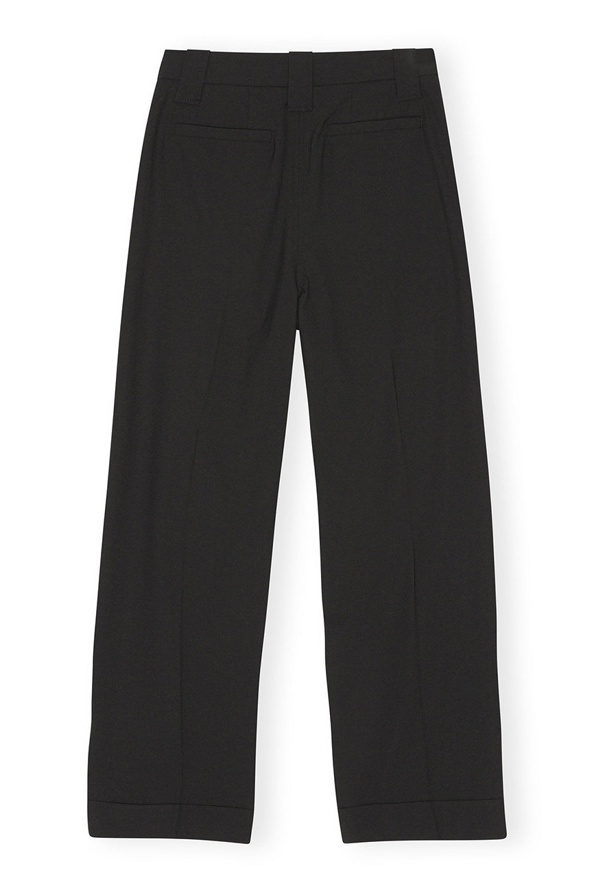 DRAPEY MELANGE PLEAT PANTS