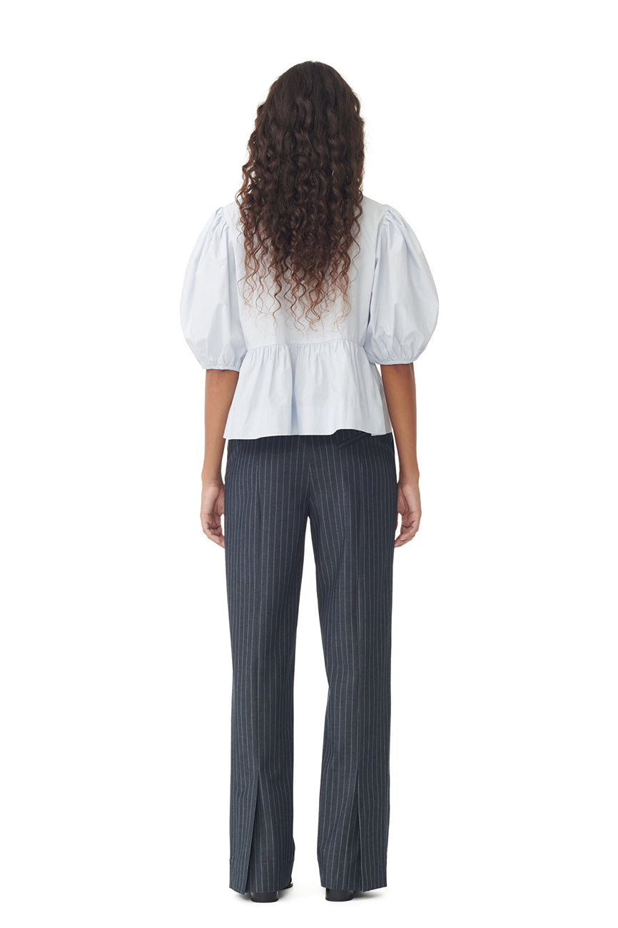 Load image into Gallery viewer, STRETCH STRIPE MID WAIST PANTS
