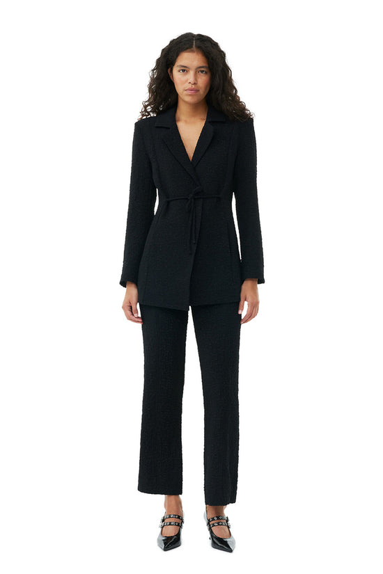 TEXTURED SUITING BLAZER