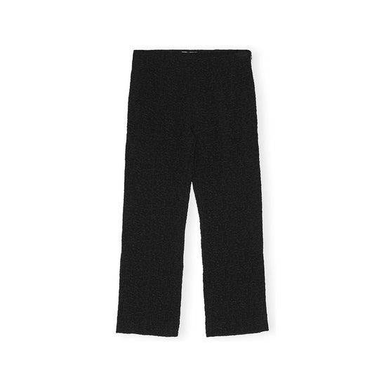 TEXTURED SUITING CROPPED PANTS