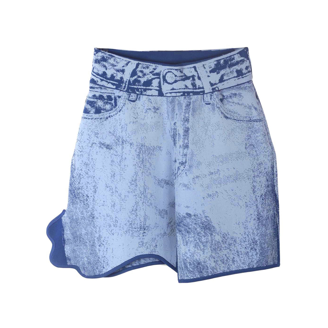 FINLEY FAKE DENIM SHORTS