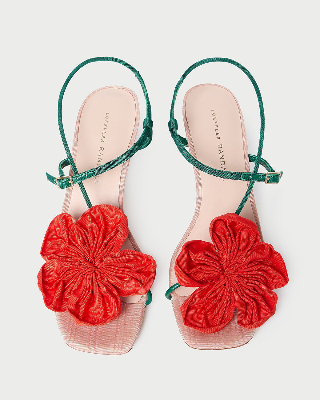 FRANK MOIRÉ FLOWER SANDAL