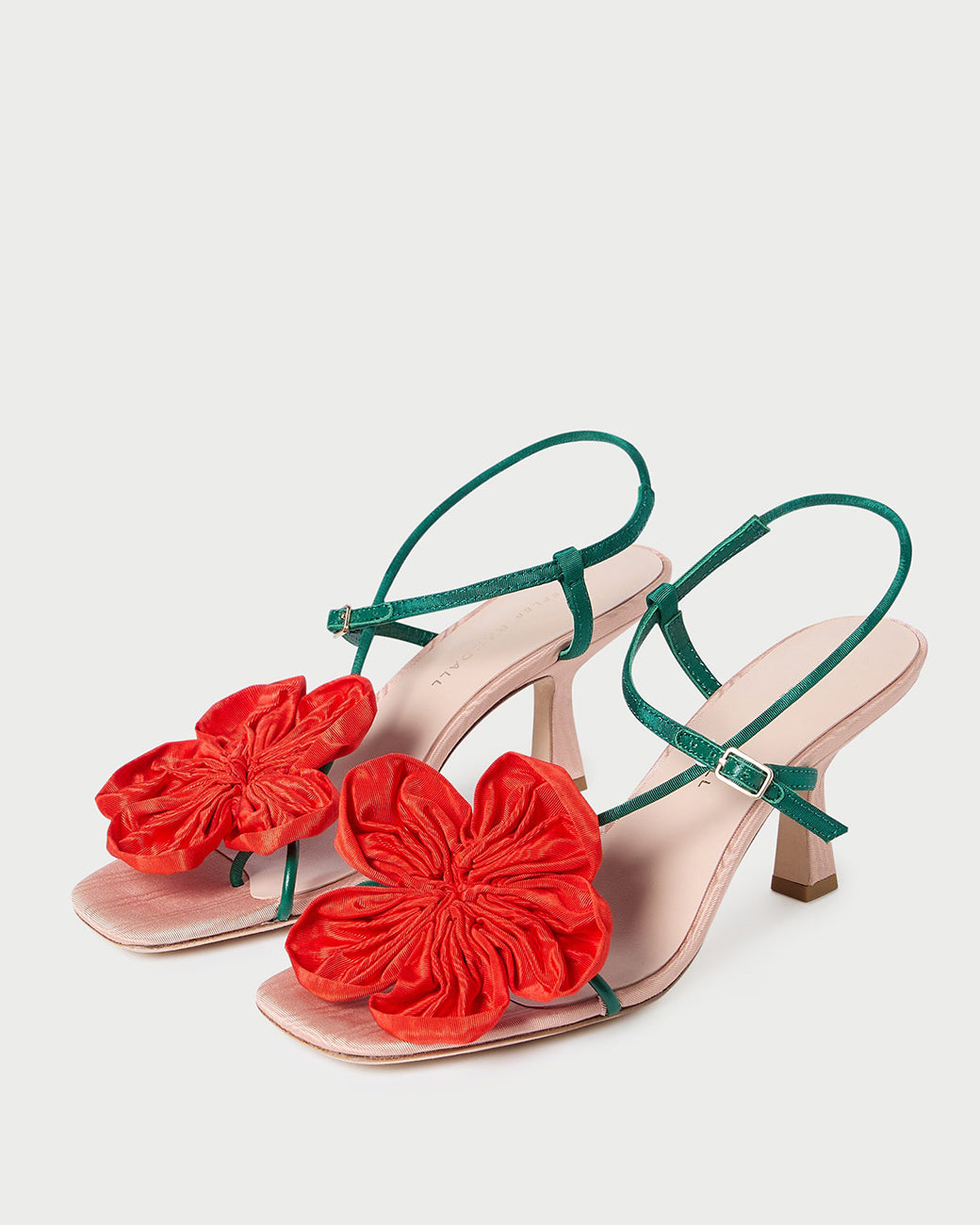 FRANK MOIRÉ FLOWER SANDAL