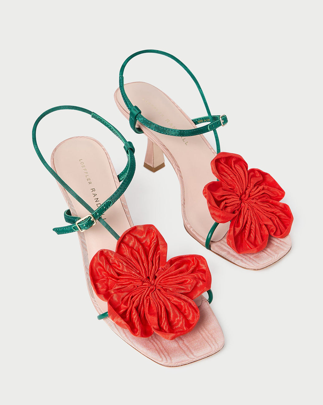 FRANK MOIRÉ FLOWER SANDAL