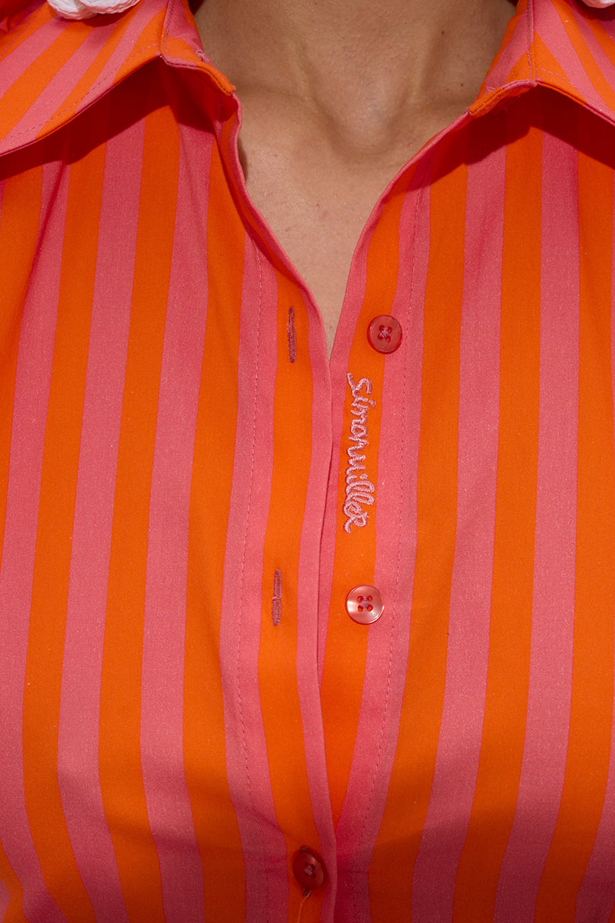 LOCH POPLIN BUTTON UP