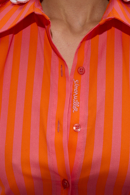 LOCH POPLIN BUTTON UP