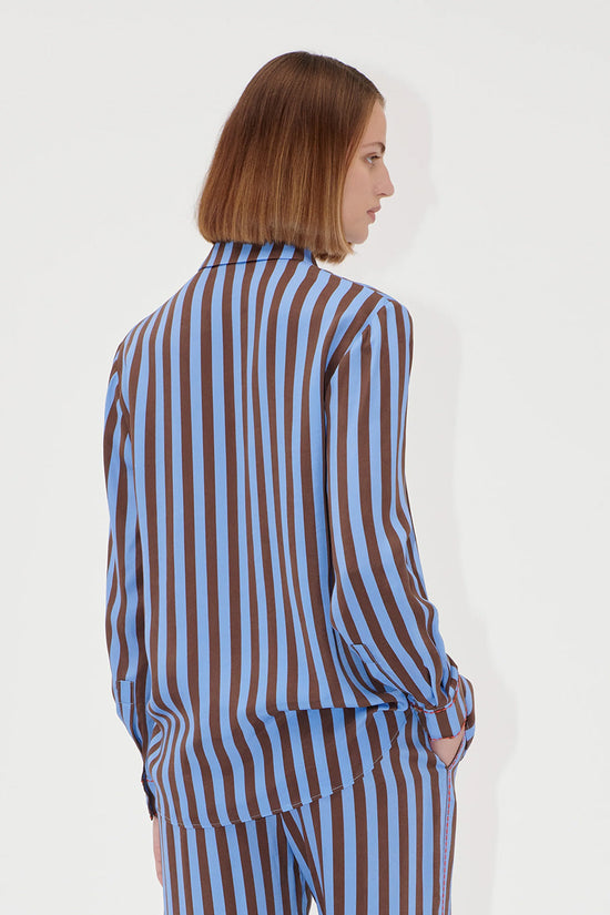 LONG SLEEVE SHIRT EMBROIDERY STRIPE