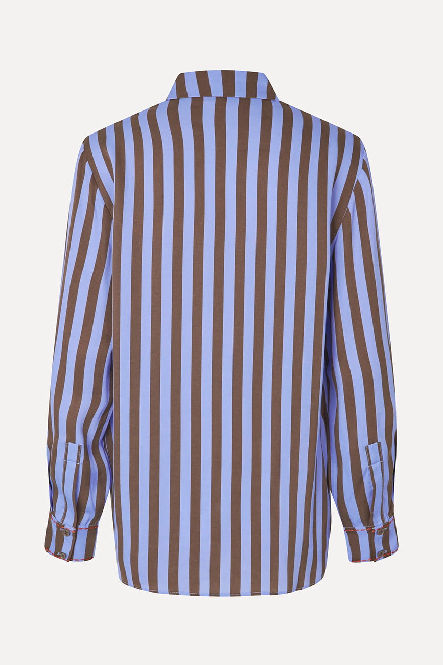 LONG SLEEVE SHIRT EMBROIDERY STRIPE