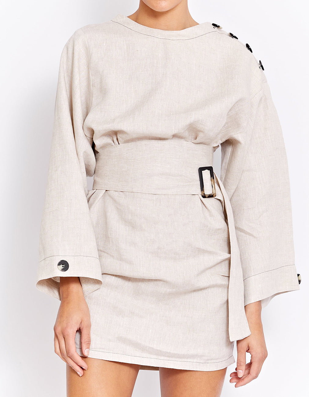 ECHO LINEN DRESS