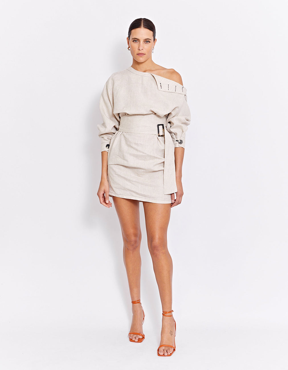 ECHO LINEN DRESS