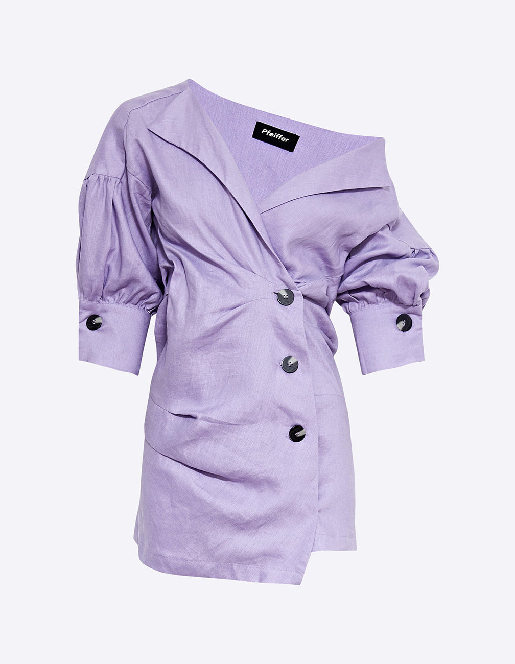 SEEKA LINEN TWIST DRESS