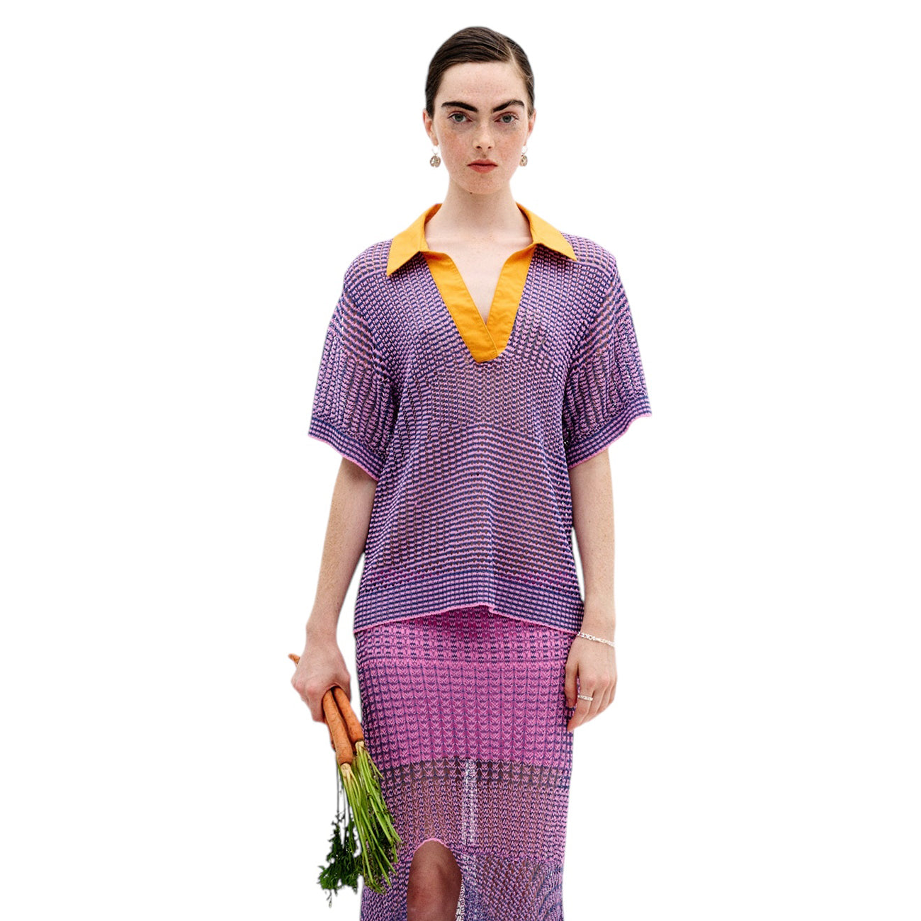 CHIA OVERSIZED CROCHET SHIRT