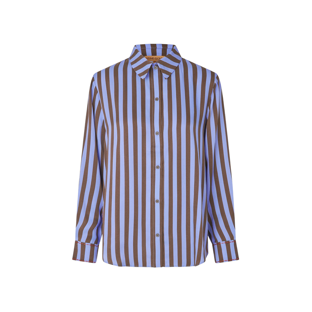 LONG SLEEVE SHIRT EMBROIDERY STRIPE