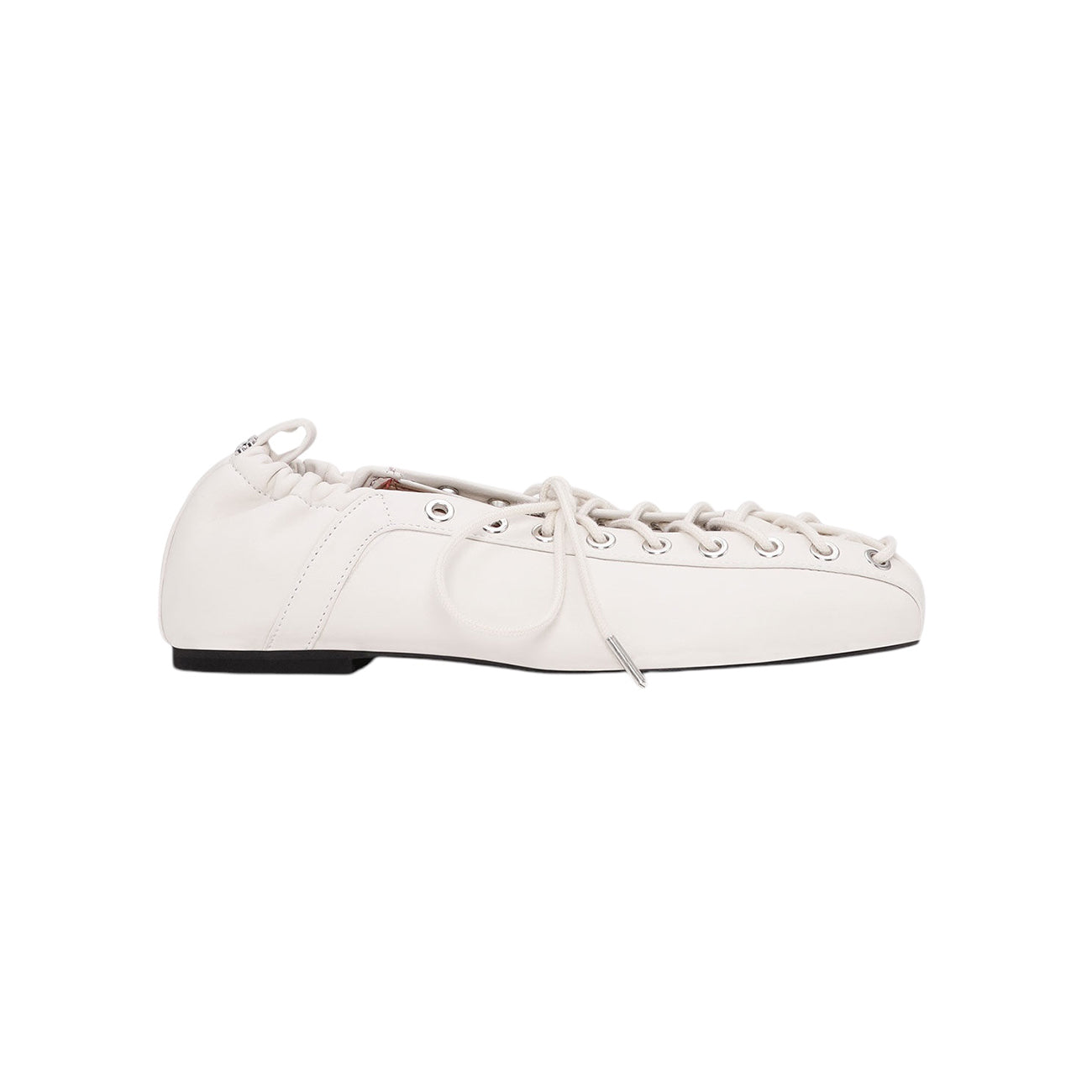 LACE-UP BALLERINAS