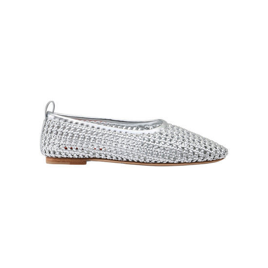 CHROME WOVEN RIAD FLAT