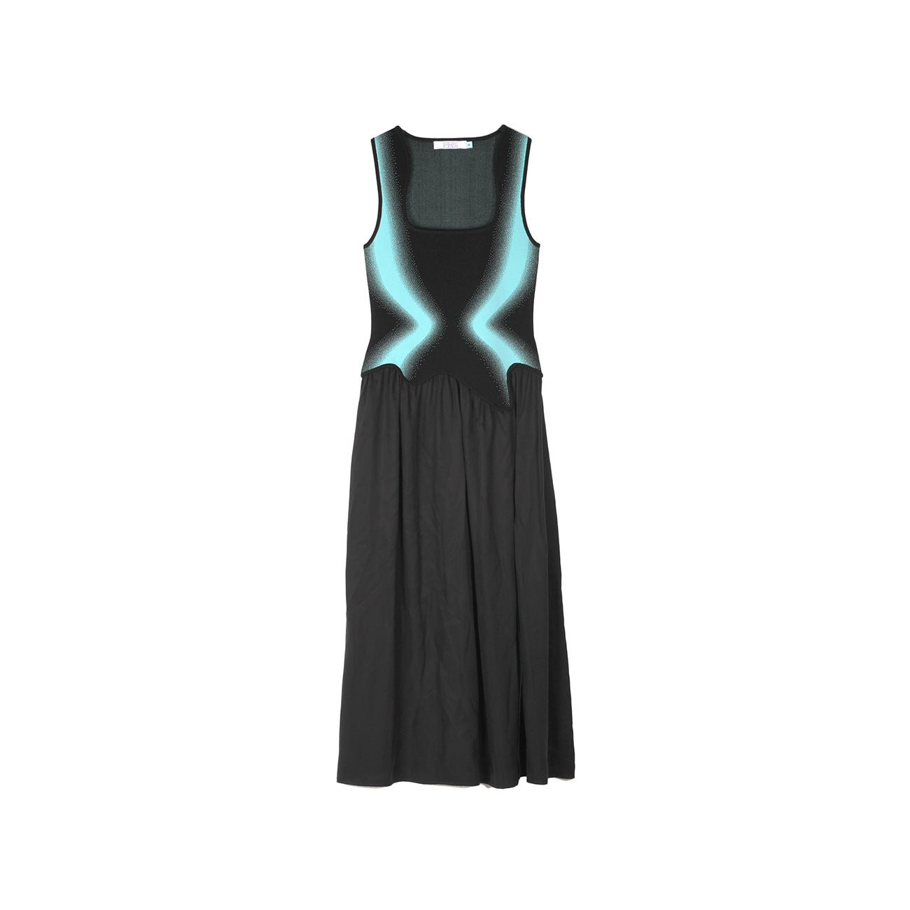 NAGINI MIXED MEDIA DRESS