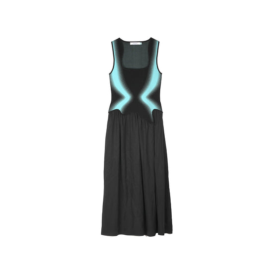NAGINI MIXED MEDIA DRESS
