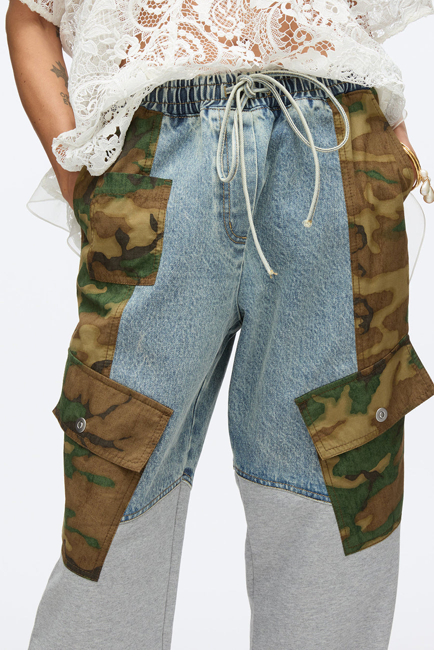 PATCHWORK CAMO JOGGER
