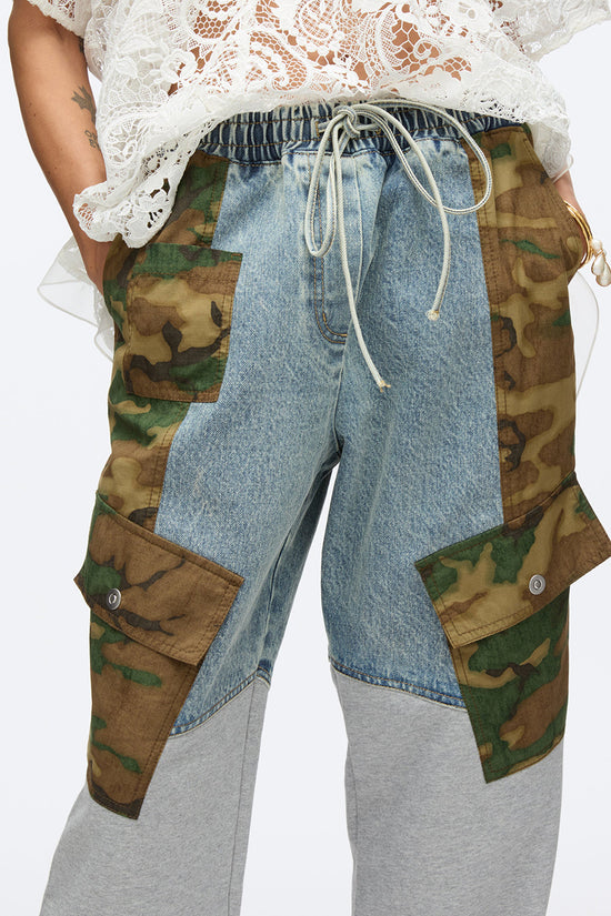 PATCHWORK CAMO JOGGER