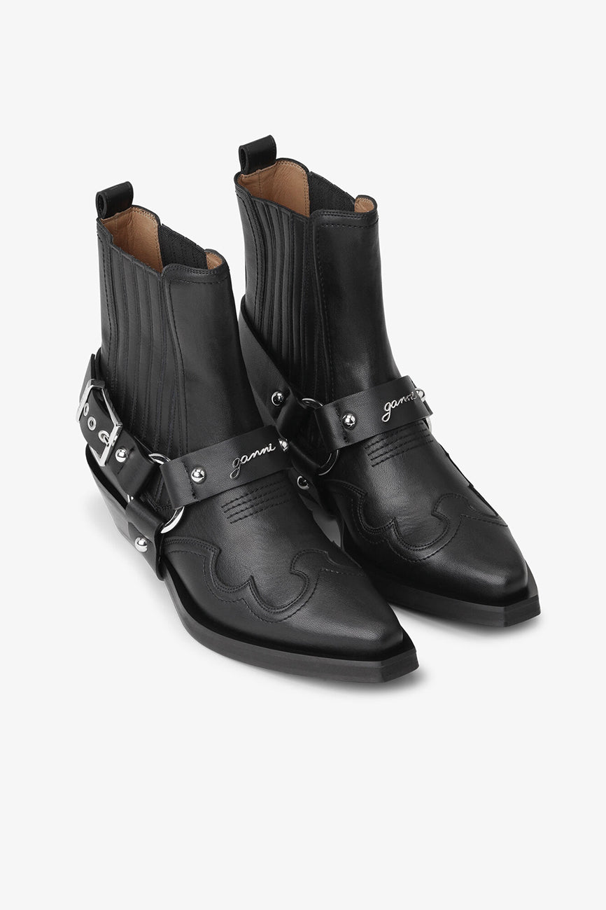 LOW CUT WESTERN CHELSEA BOOTS