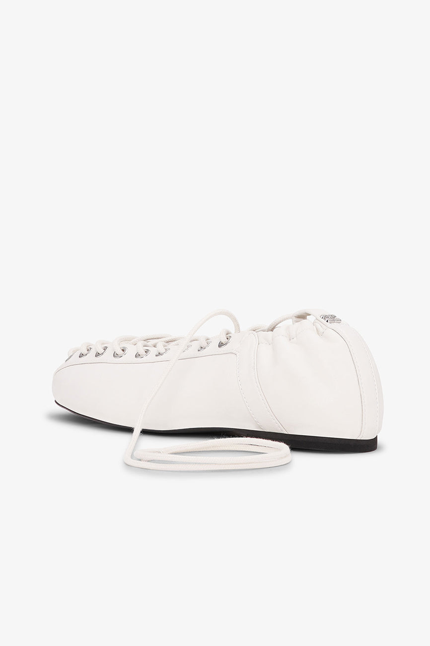 LACE-UP BALLERINAS