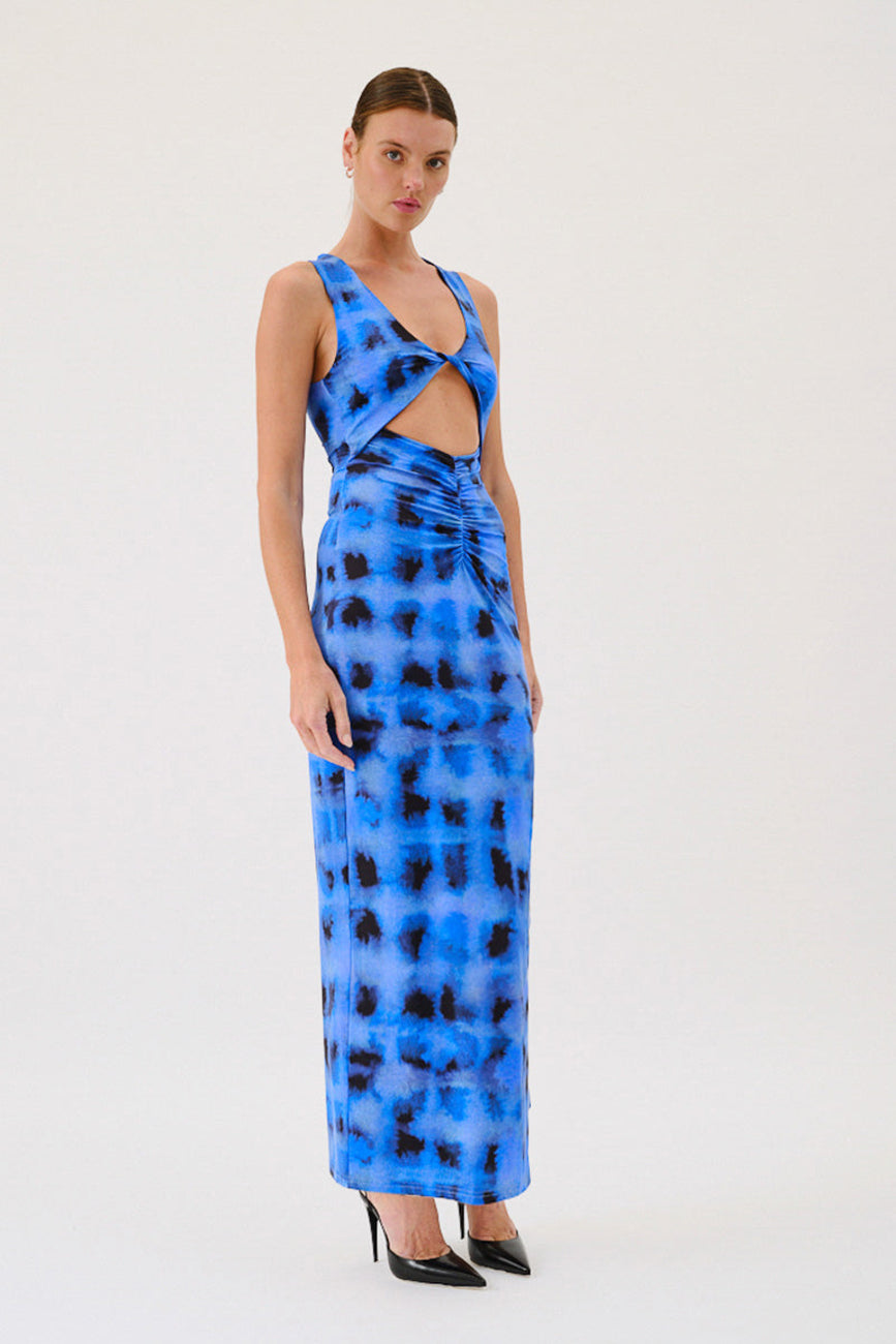 SHIBORI MAXI DRESS
