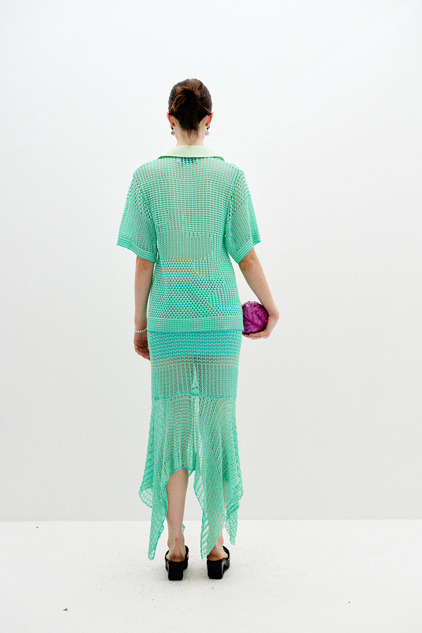 PICEA CROCHET MIDI SKIRT