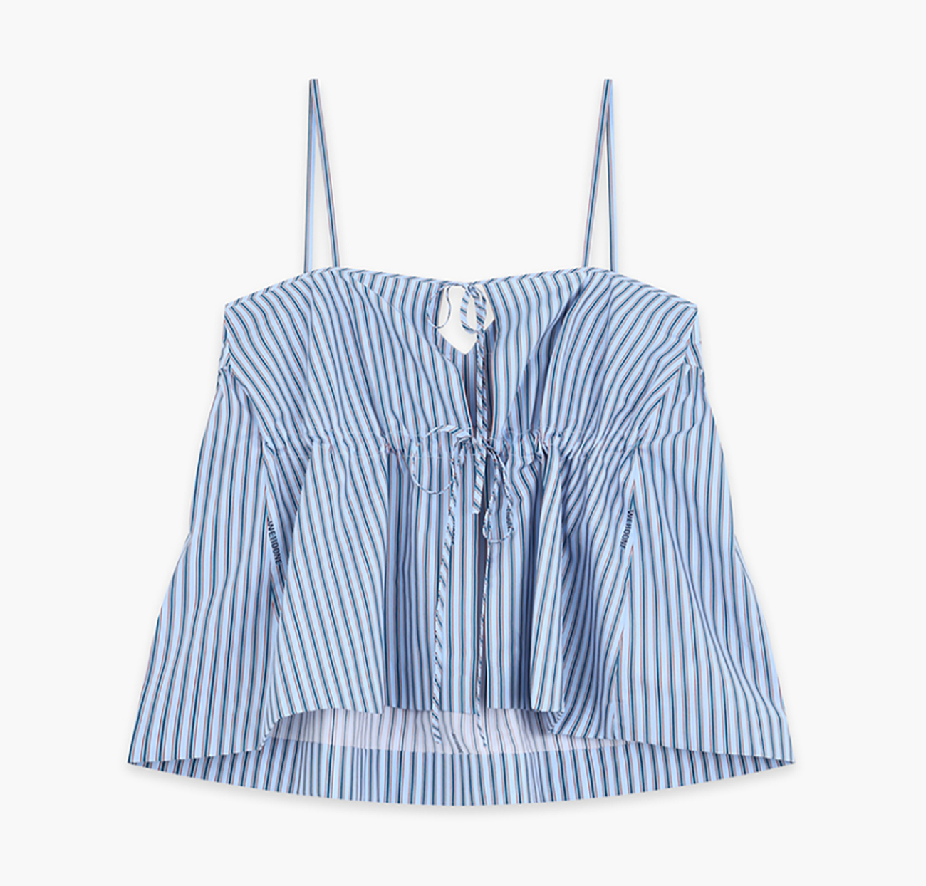 STRIPED SWEETHEART TOP