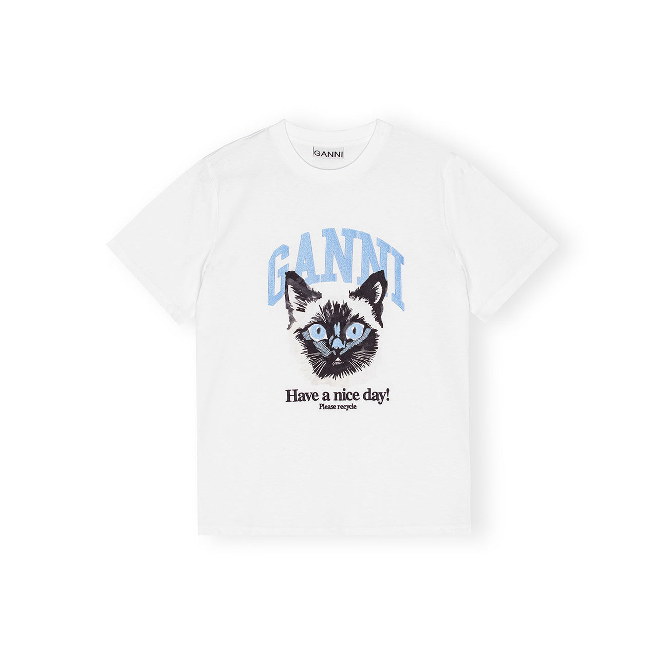 BASIC JERSEY CAT RELAXED T-SHIRT