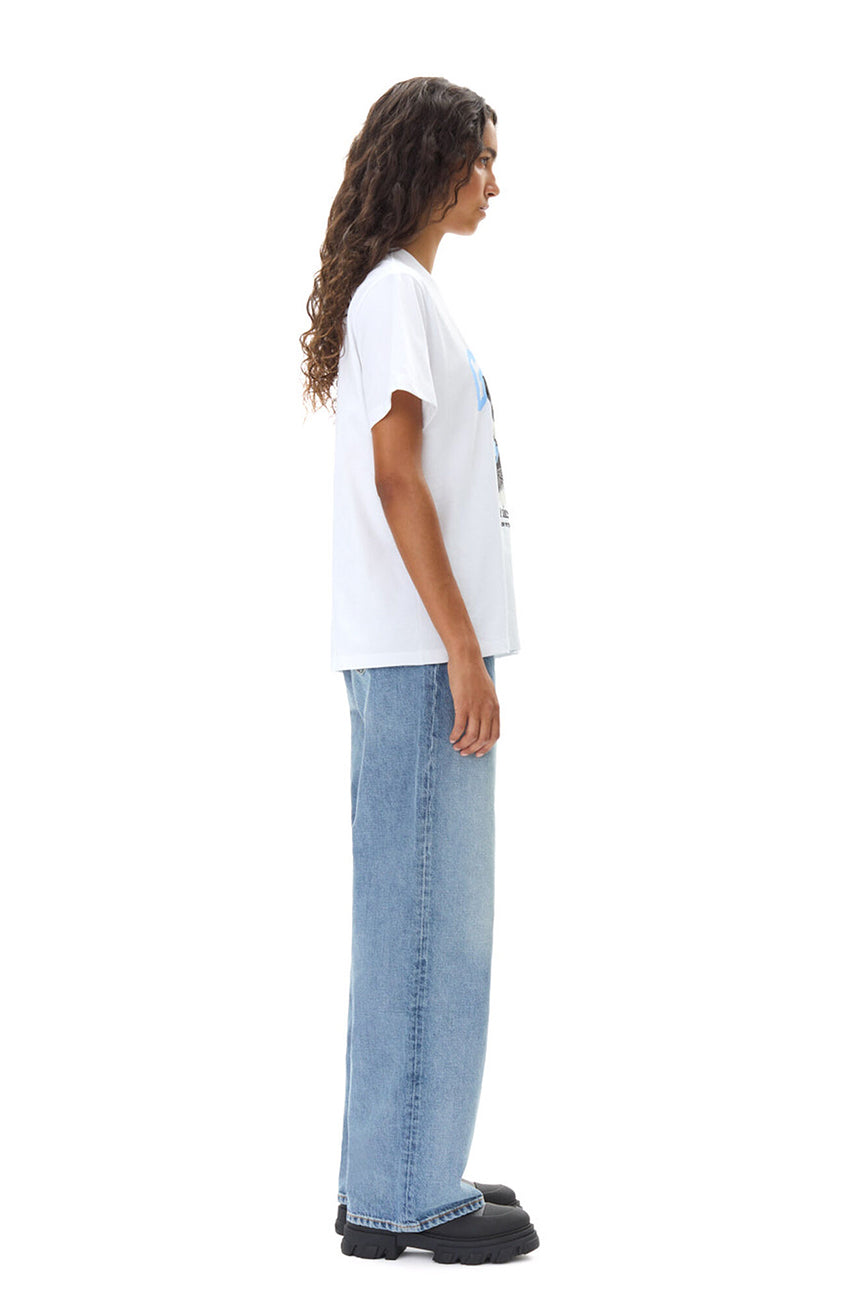 BASIC JERSEY CAT RELAXED T-SHIRT