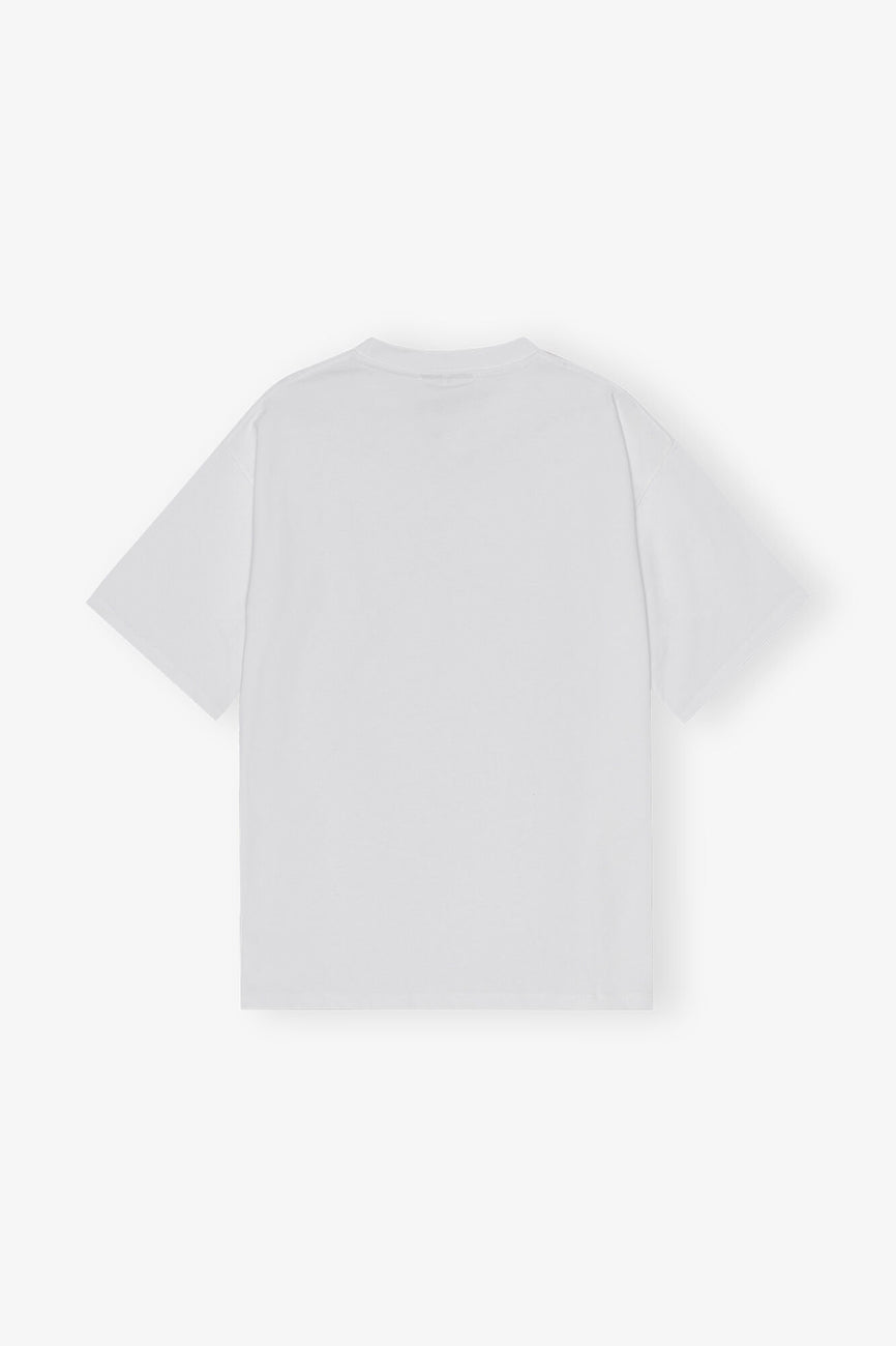 HEAVY COTTON DROP SHOULDER RHINESTONE T-SHIRT