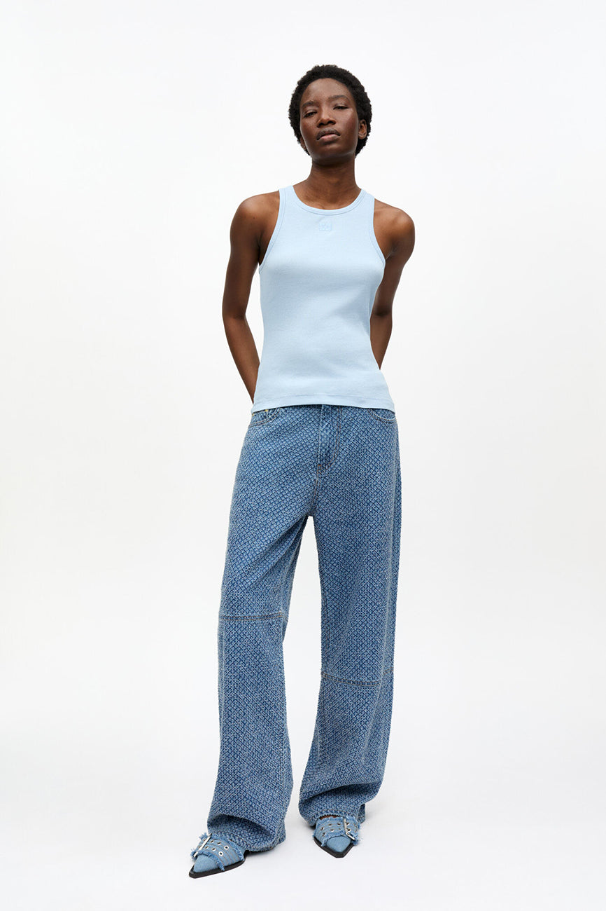 SOFT COTTON RIB TANK TOP