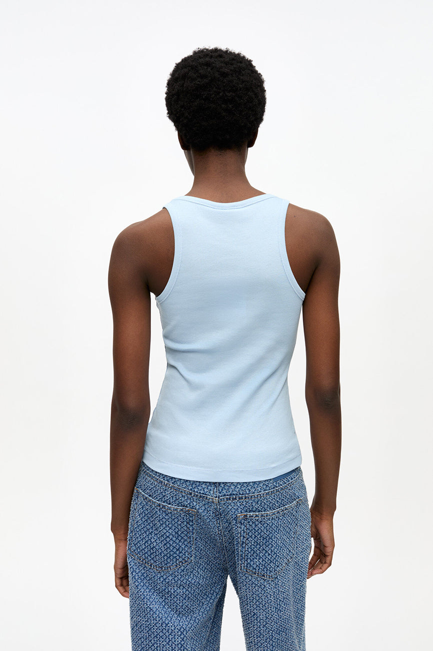 SOFT COTTON RIB TANK TOP
