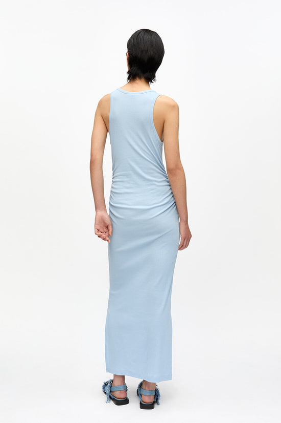SOFT COTTON RIB TANK TOP LONG DRESS