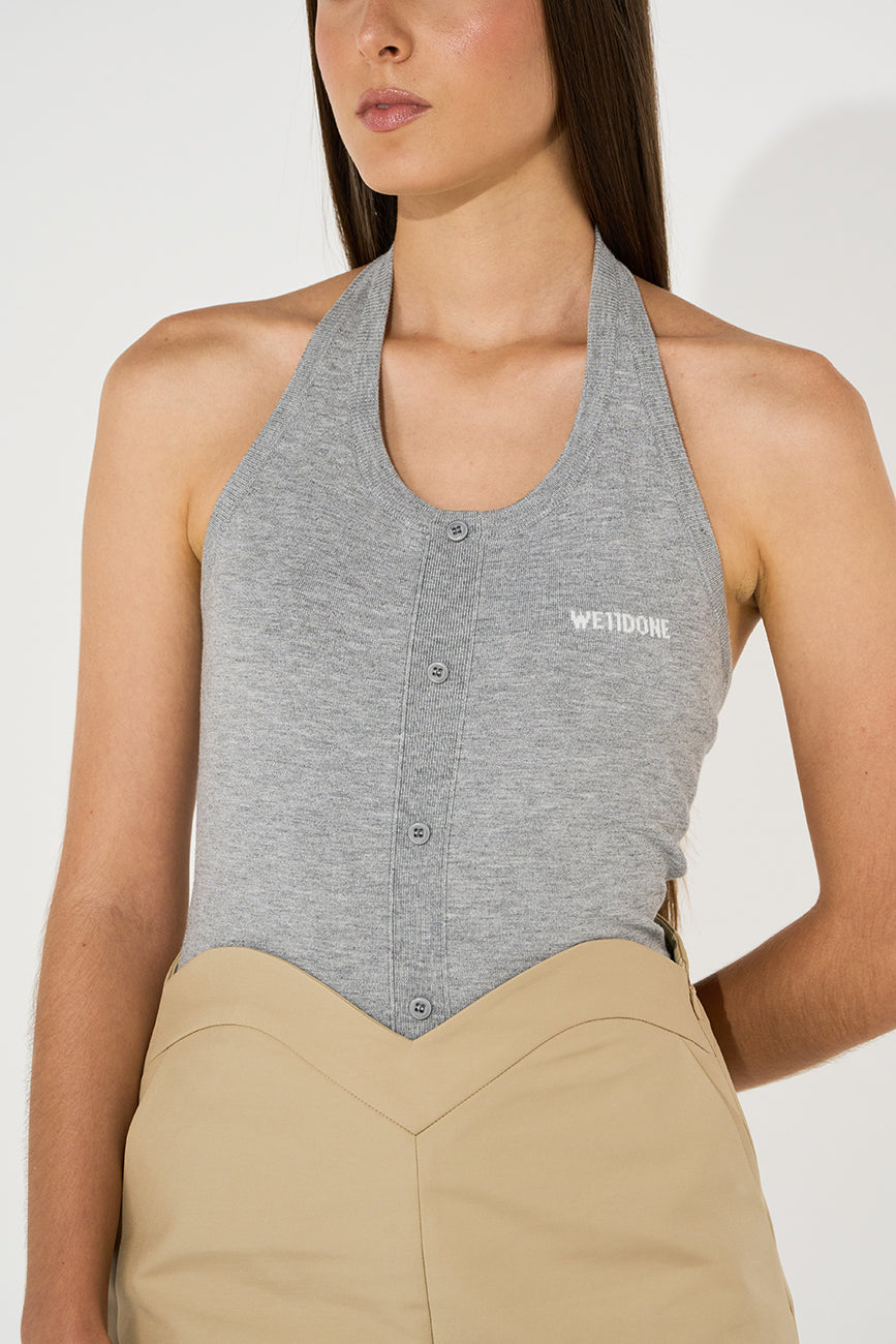 HALTER NECK KNIT BODYSUIT – BRUNI