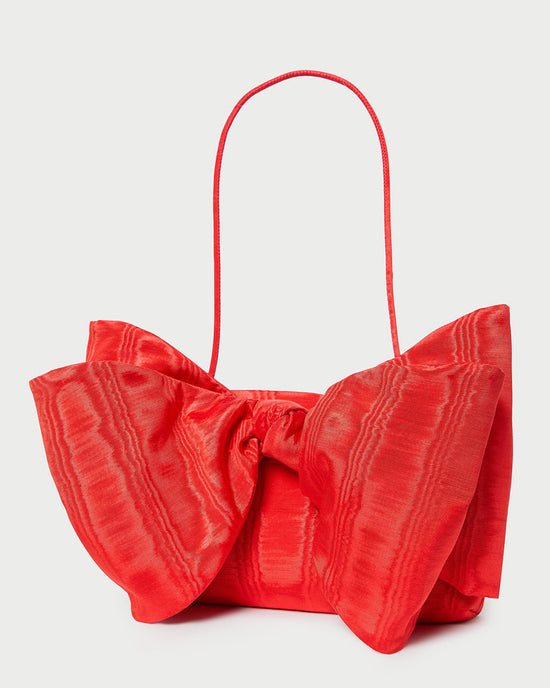 VALERIE MOIRÉ BOW CLUTCH