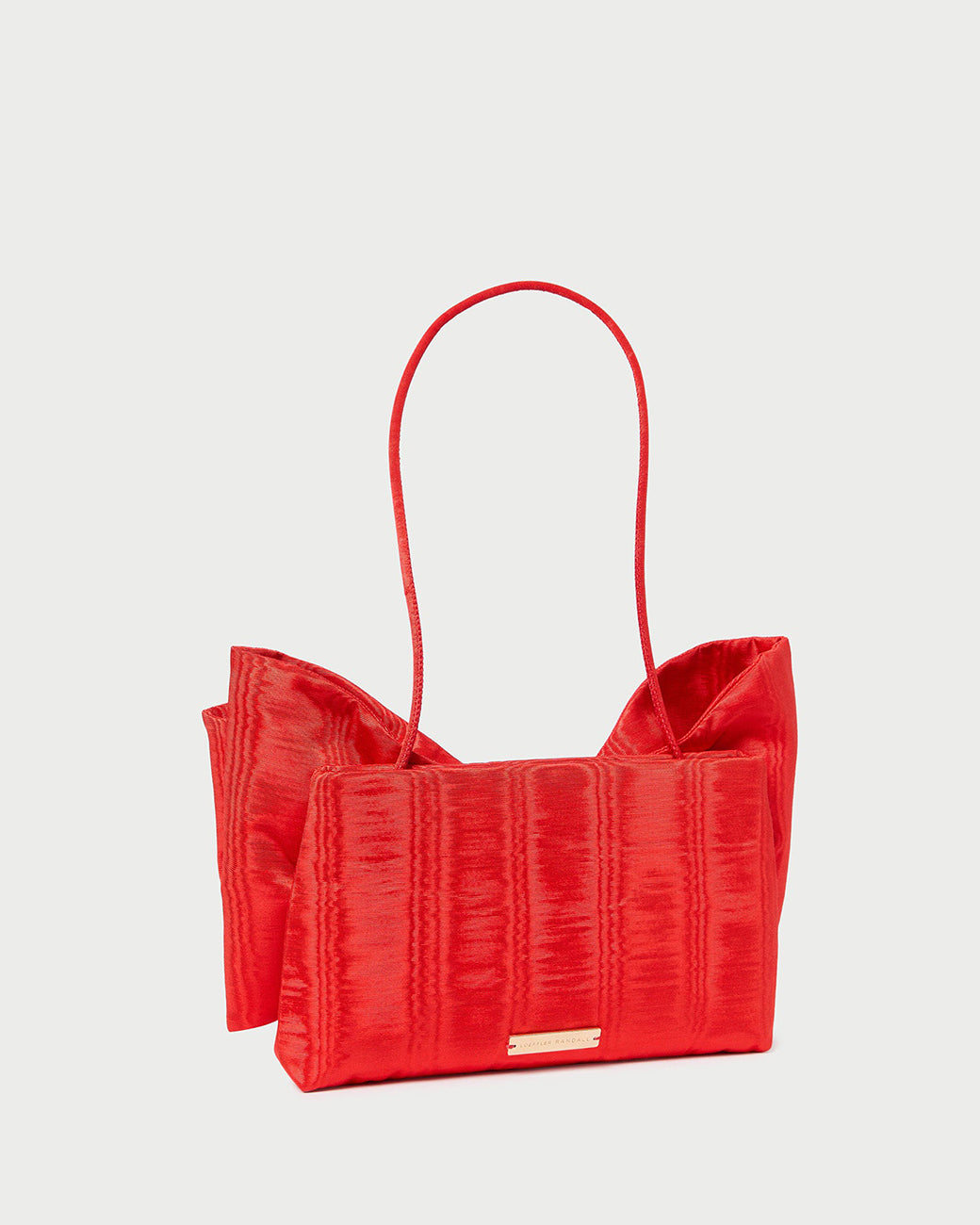 VALERIE MOIRÉ BOW CLUTCH