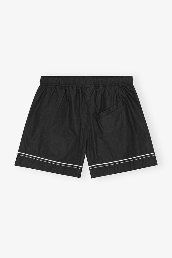 COTTON POPLIN SHORTS